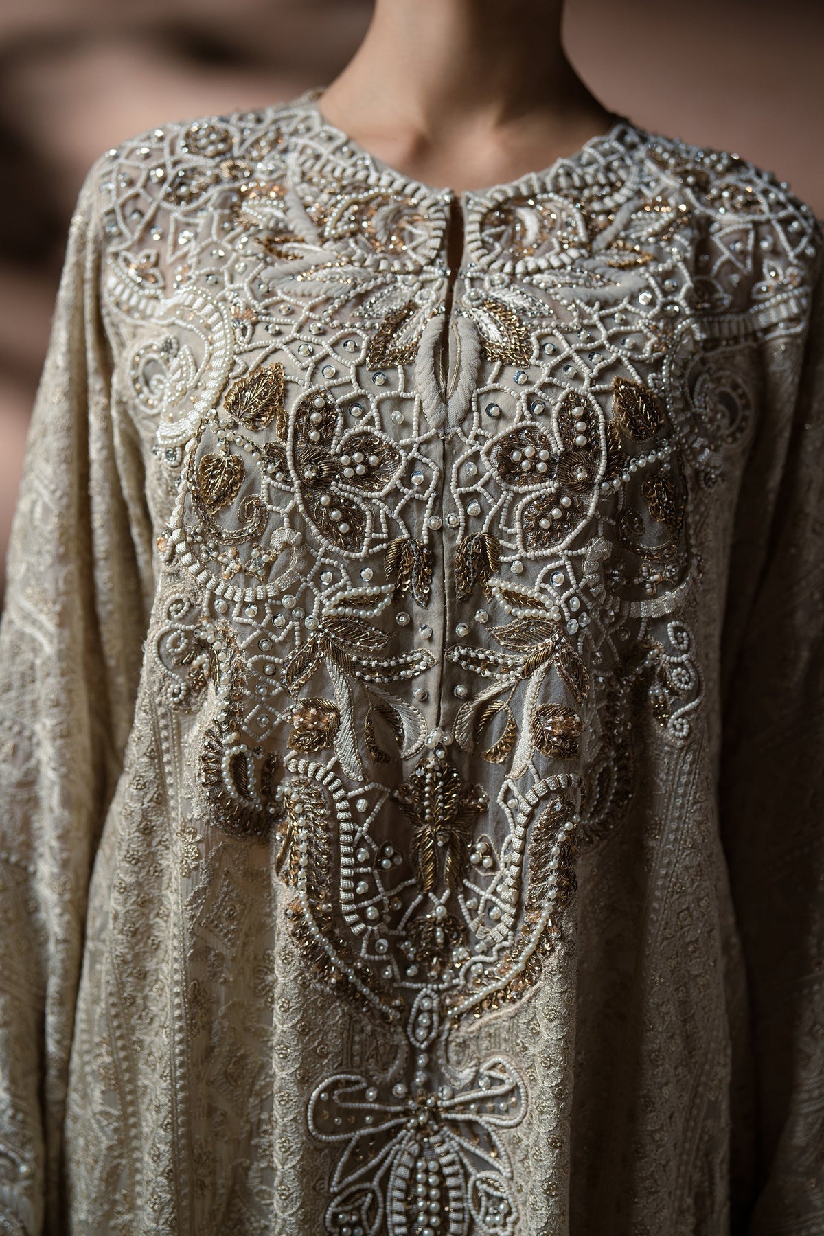 Ammara Khan | Symphony 24 | TIMELESS ELEGANCE KAFTAN SET (D-09) by Ammara Khan - Designer Dress - Type: Ladies Clothes - Available at Libayah - 100% Original