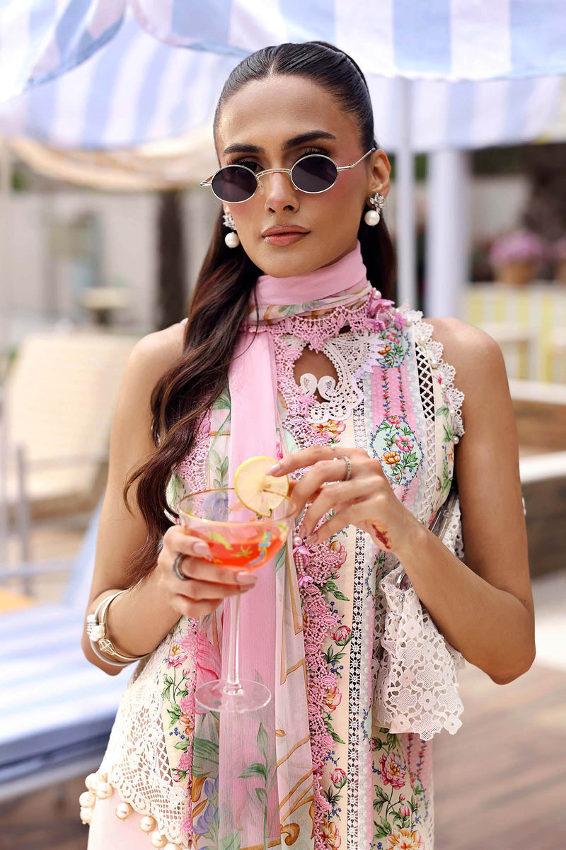 Maria B | M Prints 26 | MPT-3010-A by Maria B - Designer Dress  - Type : Ladies Clothes - Available at Libayah - 100% Original 