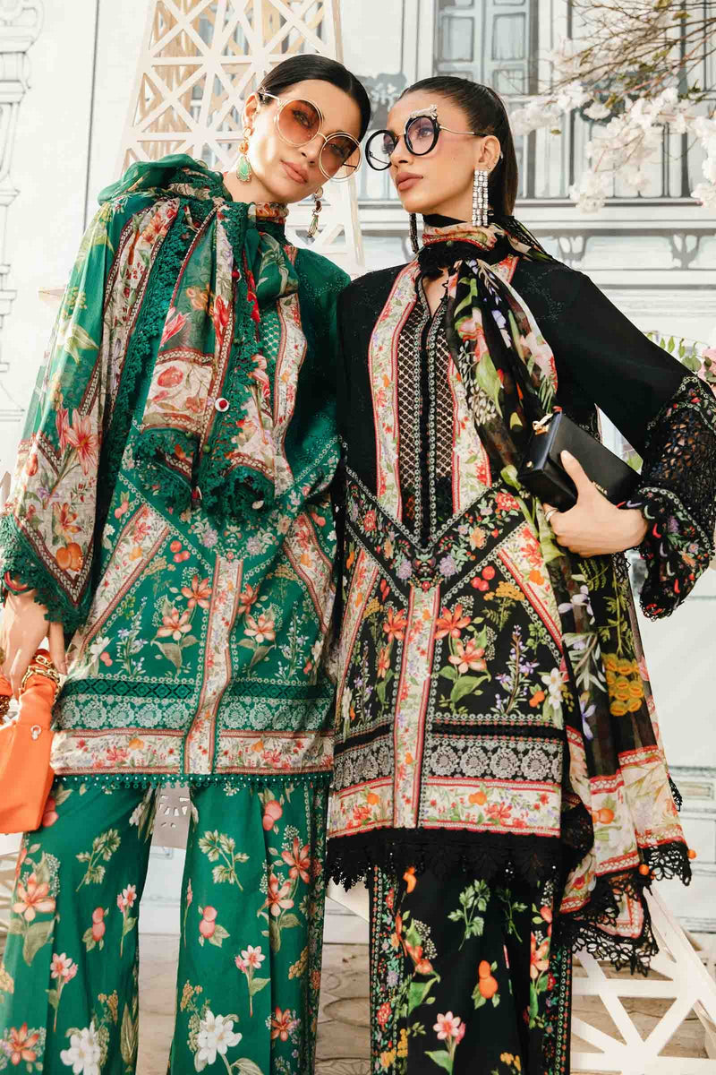 Maria B | M Prints Summer 25 | MPT-2610-A by Maria B - Designer Dress - Type: Ladies Clothes - Available at Libayah - 100% Original