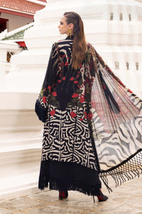 Maria B | M Prints Winter 25 | MPT-2810-B by Maria B - Designer Dress  - Type : Ladies Clothes - Available at Libayah - 100% Original 