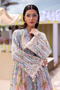 Maria B | M Prints 26 | MPT-3010-B by Maria B - Designer Dress  - Type : Ladies Clothes - Available at Libayah - 100% Original 