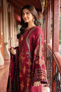 Maria B | Winter Luxe 24 | Velvet DL-1210 by Maria B - Designer Dress  - Type : Ladies Clothes - Available at Libayah - 100% Original 
