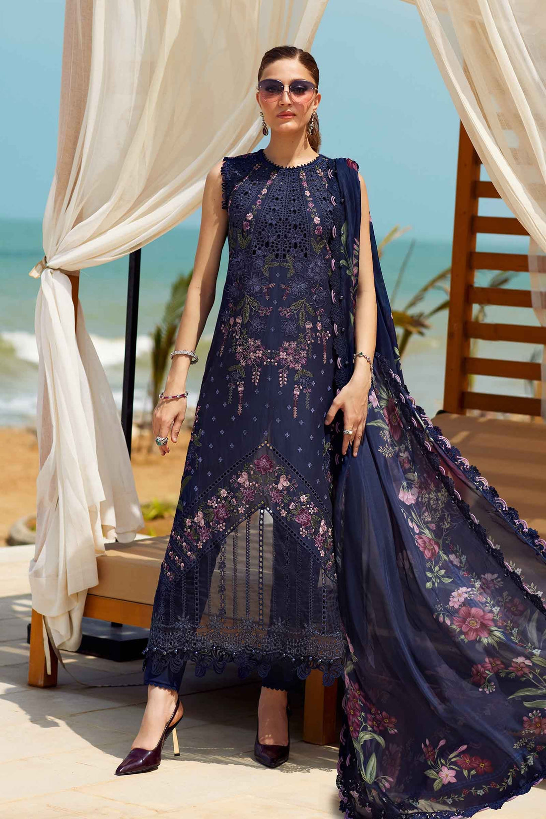 Maria B | Eid Collection 25 | 25-10 by Maria B - Designer Dress - Type: Ladies Clothes - Available at Libayah - 100% Original