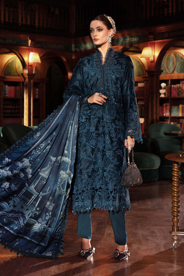 Maria B | Winter Luxe 25 | WL-1310 by Maria B - Designer Dress - Type : Ladies Clothes - Available at Libayah - 100% Original 