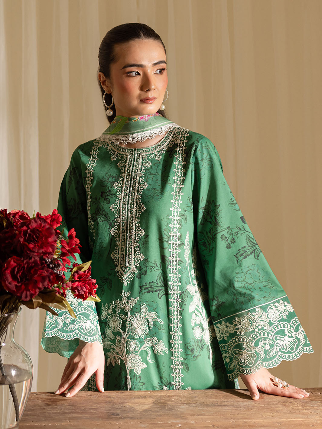 Mahnur | Leila Printkari Edit 25 | LP - 10 by Mahnur - Designer Dress - Type: Ladies Clothes - Available at Libayah - 100% Original