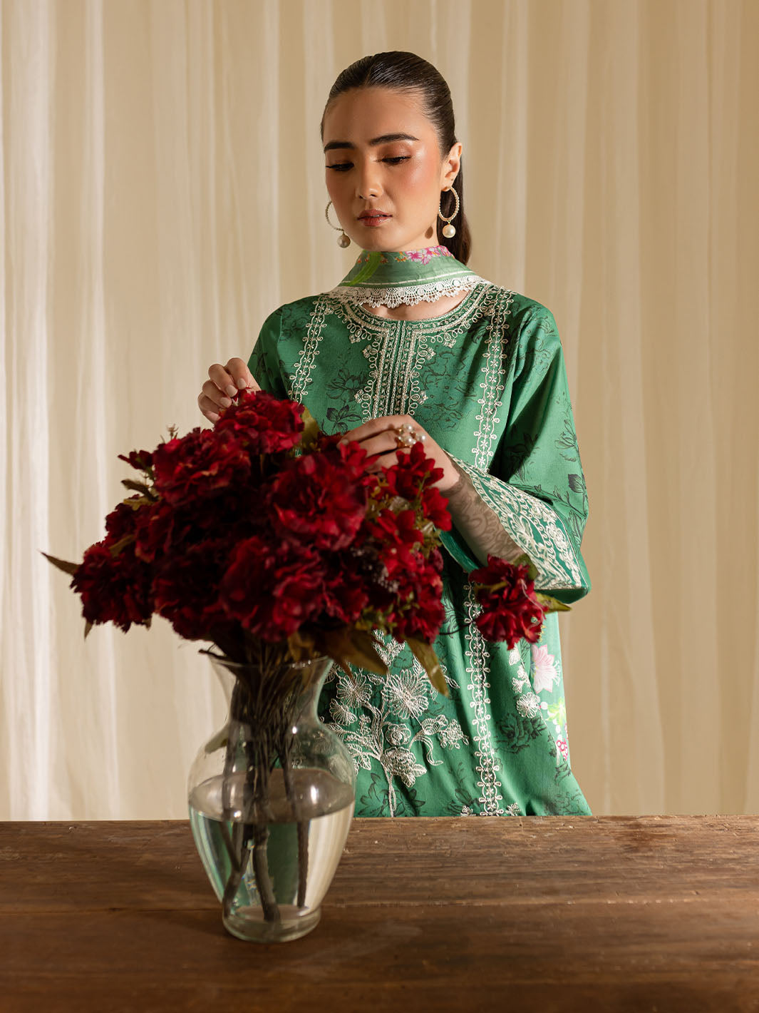 Mahnur | Leila Printkari Edit 25 | LP - 10 by Mahnur - Designer Dress - Type: Ladies Clothes - Available at Libayah - 100% Original