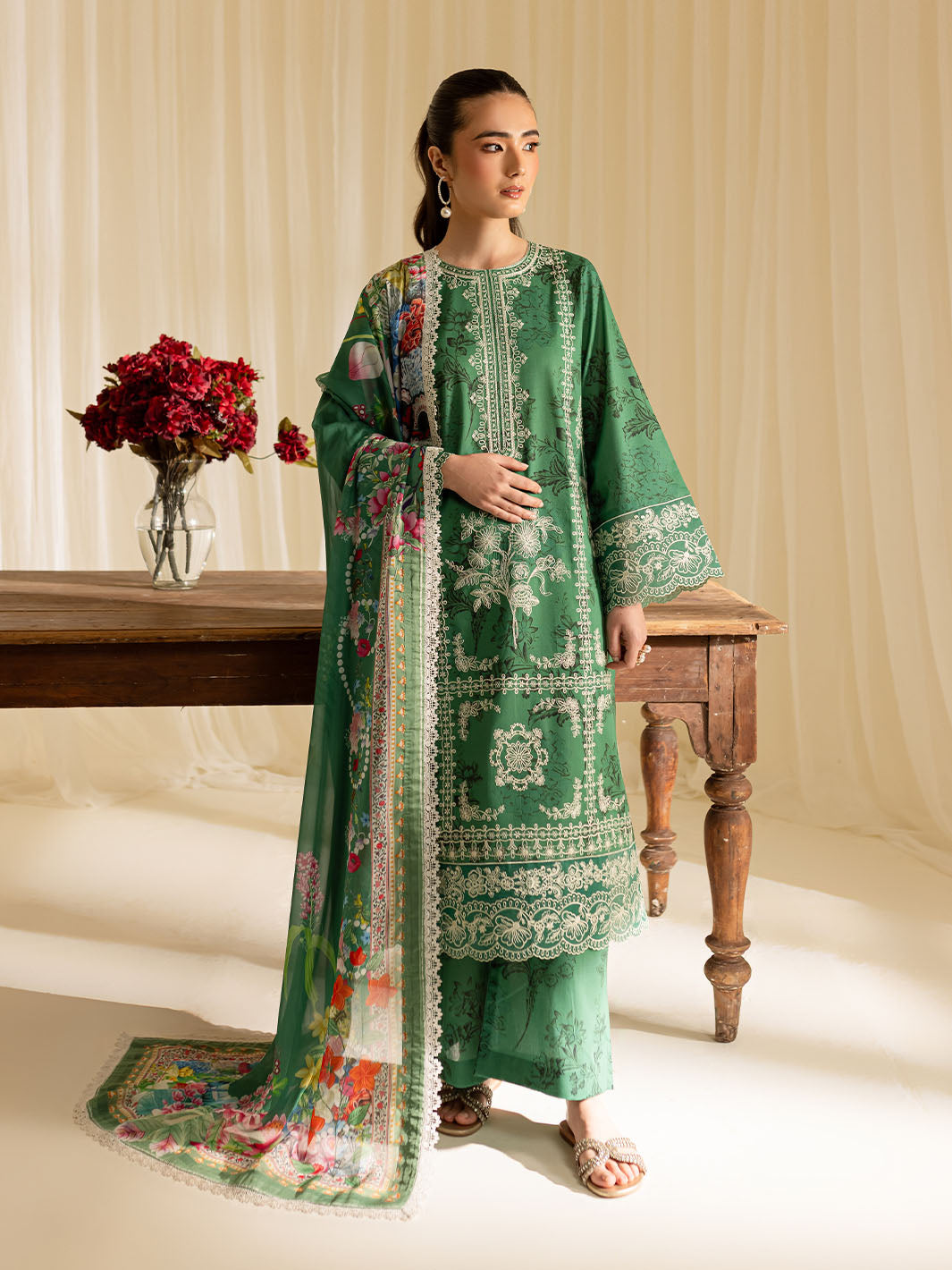 Mahnur | Leila Printkari Edit 25 | LP - 10 by Mahnur - Designer Dress - Type: Ladies Clothes - Available at Libayah - 100% Original