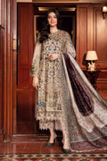 Maria B | Winter Luxe 24 | DL-1211 by Maria B - Designer Dress  - Type : Ladies Clothes - Available at Libayah - 100% Original 