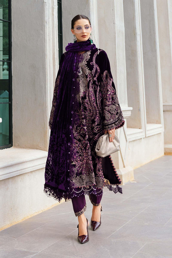 Maria B | Winter Luxe 25 | WL-1311 by Maria B - Designer Dress - Type : Ladies Clothes - Available at Libayah - 100% Original 