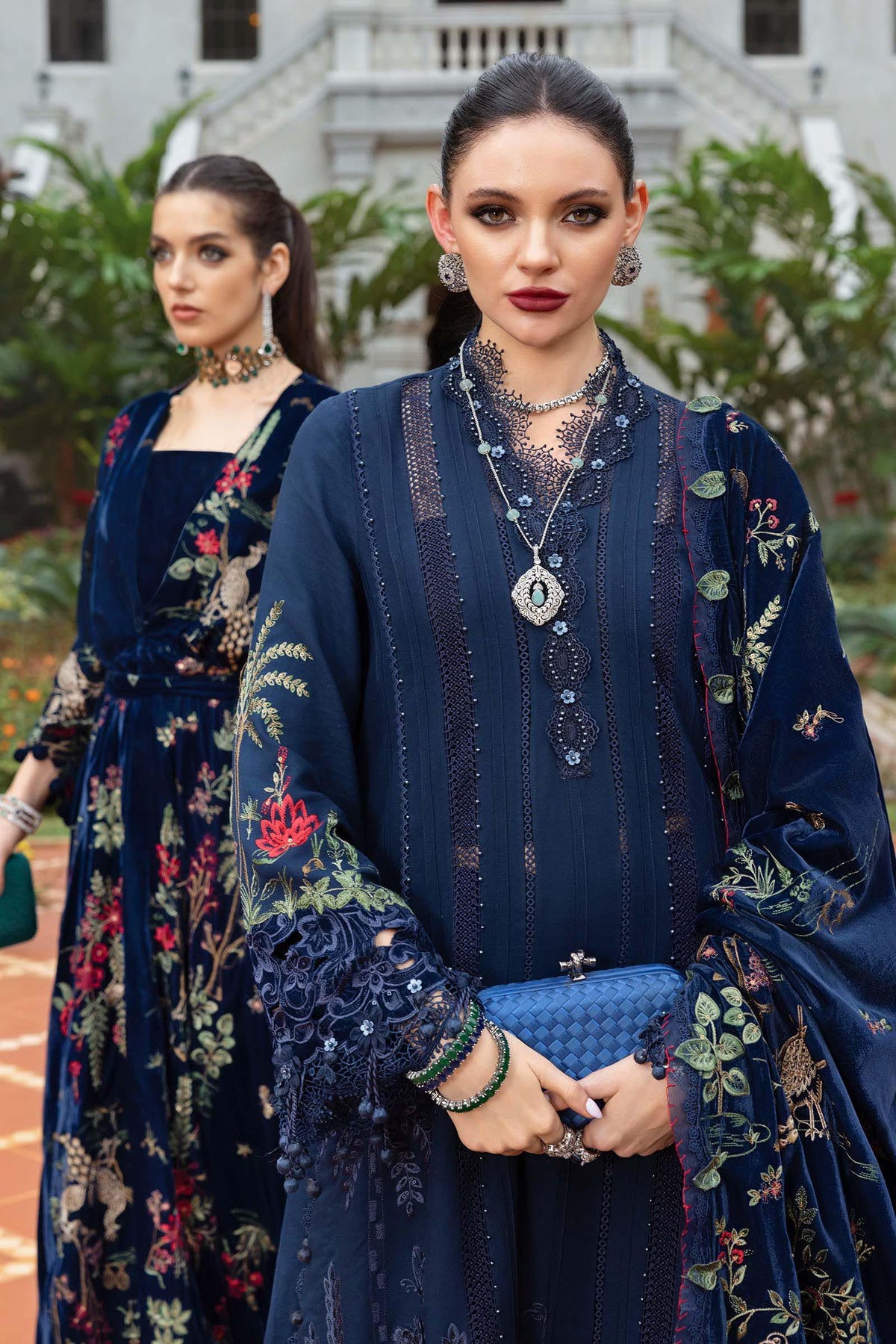 Maria B | Winter Luxe 25 | WL-1312 by Maria B - Designer Dress - Type : Ladies Clothes - Available at Libayah - 100% Original 