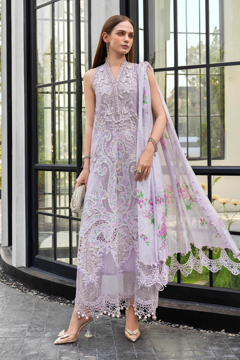 Maria B | luxury Lawn 26 | EL-26-12 by Maria B - Designer Dress  - Type : Ladies Clothes - Available at Libayah - 100% Original 