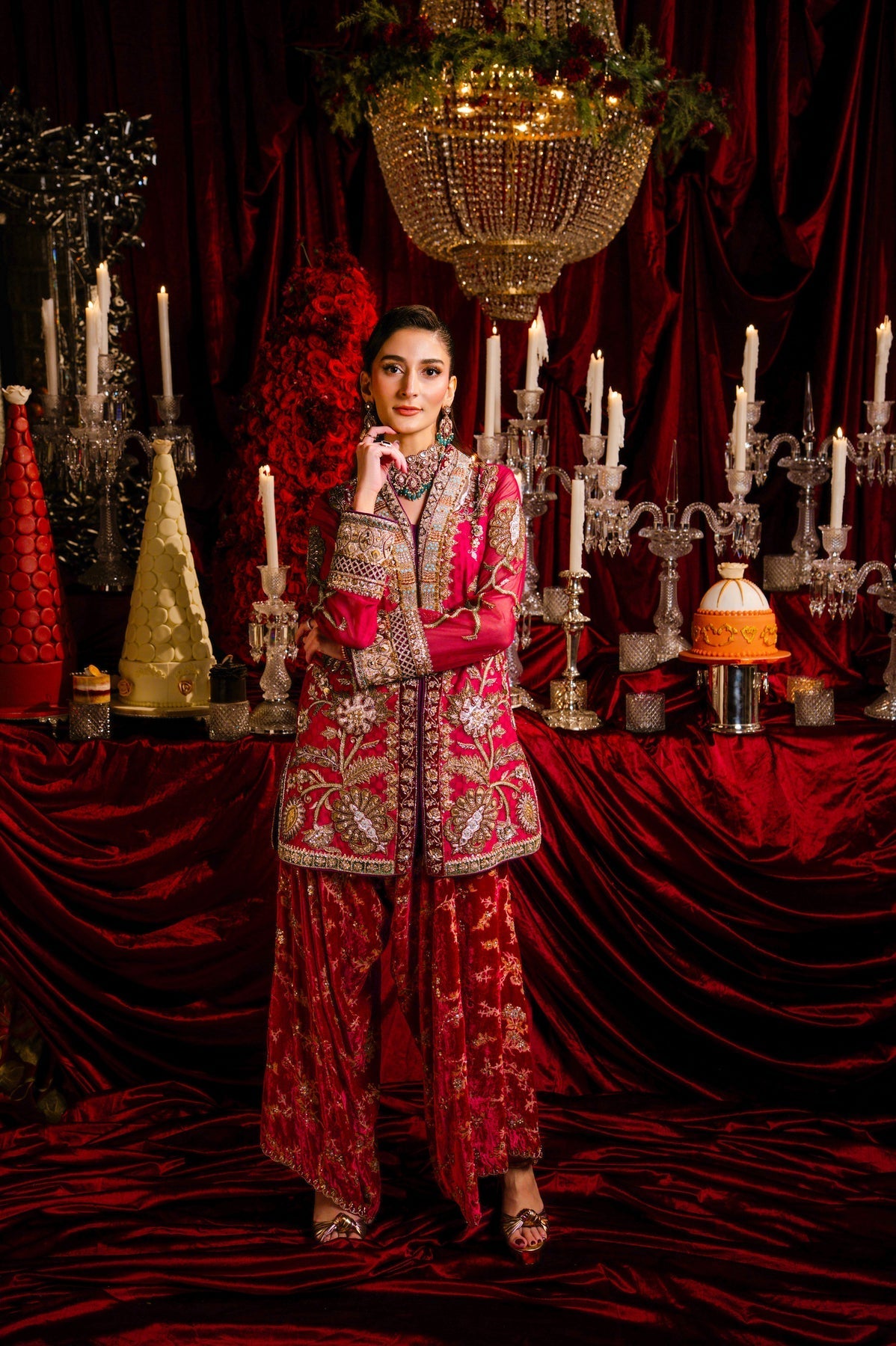 Sable Vogue | Laal Bagh Bridal Collection |SLB-1187 by Sable Vogue - Designer Dress  - Type : Ladies Clothes - Available at Libayah - 100% Original 