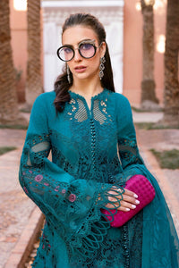 Maria B | Luxury Lawn 25 | D-2513-B by Maria B - Designer Dress - Type: Ladies Clothes - Available at Libayah - 100% Original