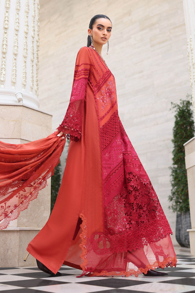 Maria B | luxury Lawn 26 | EL-26-13 by Maria B - Designer Dress  - Type : Ladies Clothes - Available at Libayah - 100% Original 