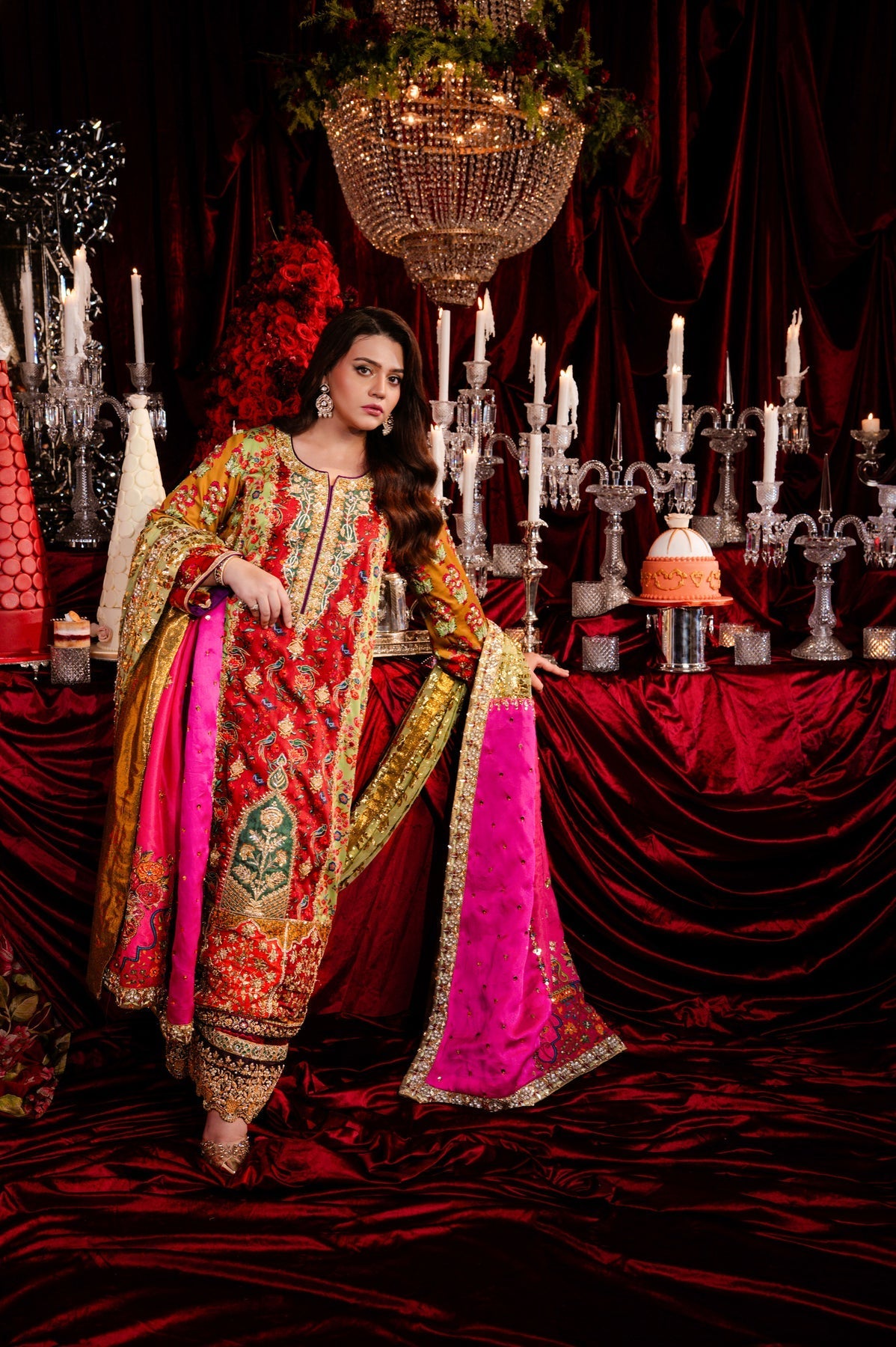 Sable Vogue | Laal Bagh Bridal Collection |SLB-1573 by Sable Vogue - Designer Dress  - Type : Ladies Clothes - Available at Libayah - 100% Original 