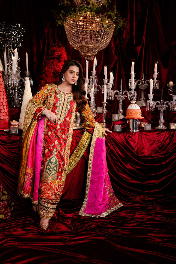Sable Vogue | Laal Bagh Bridal Collection |SLB-1573 by Sable Vogue - Designer Dress  - Type : Ladies Clothes - Available at Libayah - 100% Original 