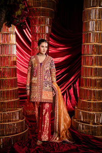 Sable Vogue | Laal Bagh Bridal Collection | SLB-1558 by Sable Vogue - Designer Dress  - Type : Ladies Clothes - Available at Libayah - 100% Original 
