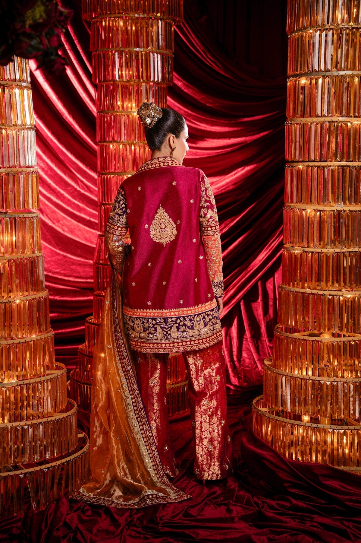 Sable Vogue | Laal Bagh Bridal Collection | SLB-1558 by Sable Vogue - Designer Dress  - Type : Ladies Clothes - Available at Libayah - 100% Original 