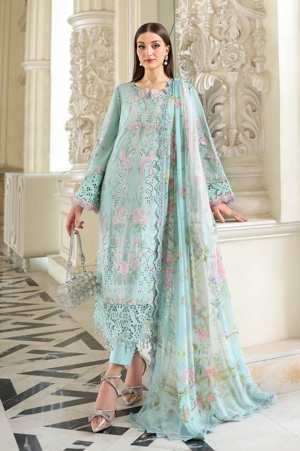 Maria B | luxury Lawn 26 | EL-26-15 by Maria B - Designer Dress  - Type : Ladies Clothes - Available at Libayah - 100% Original 