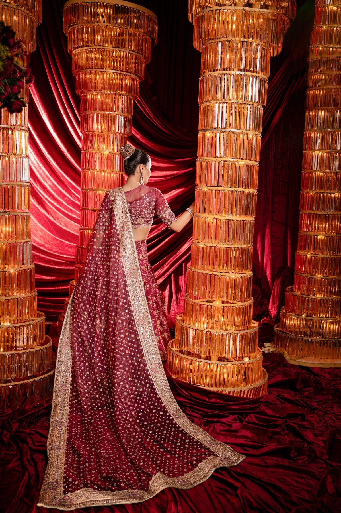 Sable Vogue | Laal Bagh Bridal Collection |SLB-1610 by Sable Vogue - Designer Dress  - Type : Ladies Clothes - Available at Libayah - 100% Original 