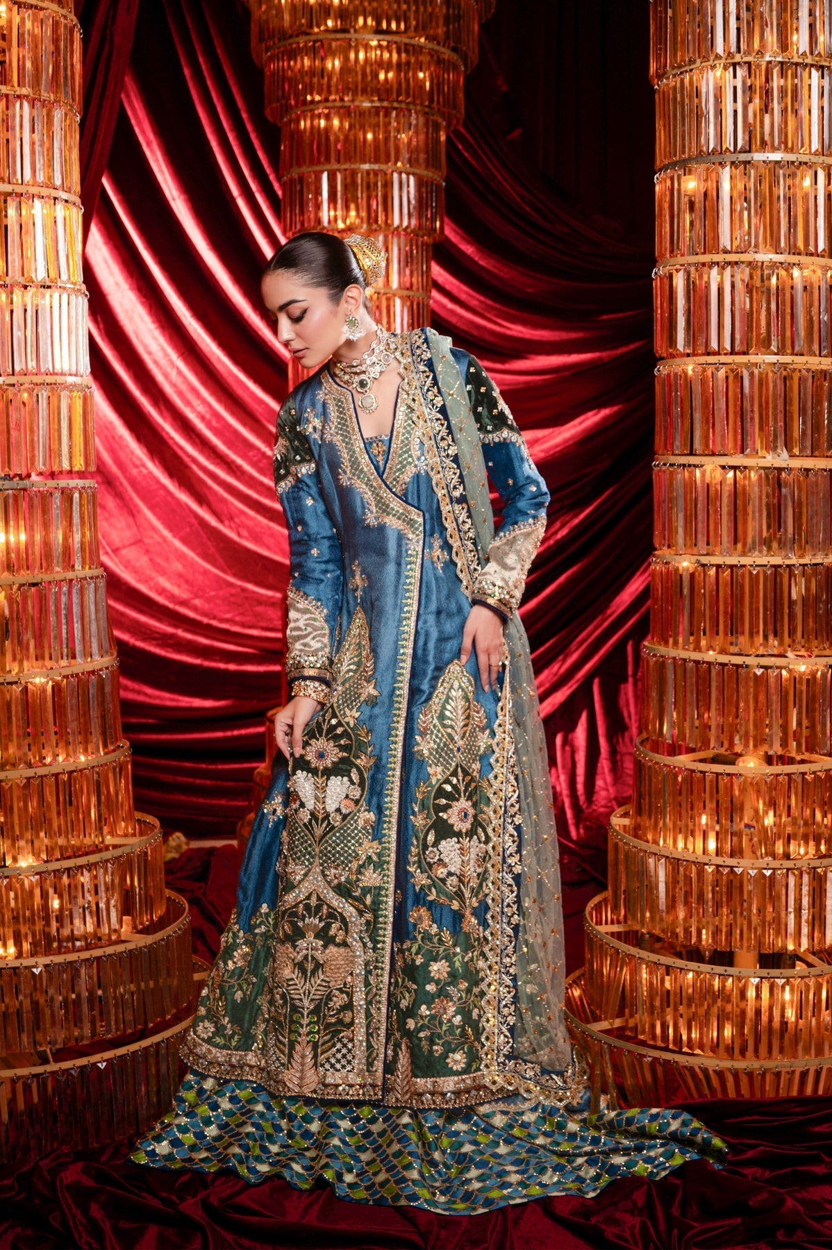 Sable Vogue | Laal Bagh Bridal Collection | SLB-1569 by Sable Vogue - Designer Dress  - Type : Ladies Clothes - Available at Libayah - 100% Original 