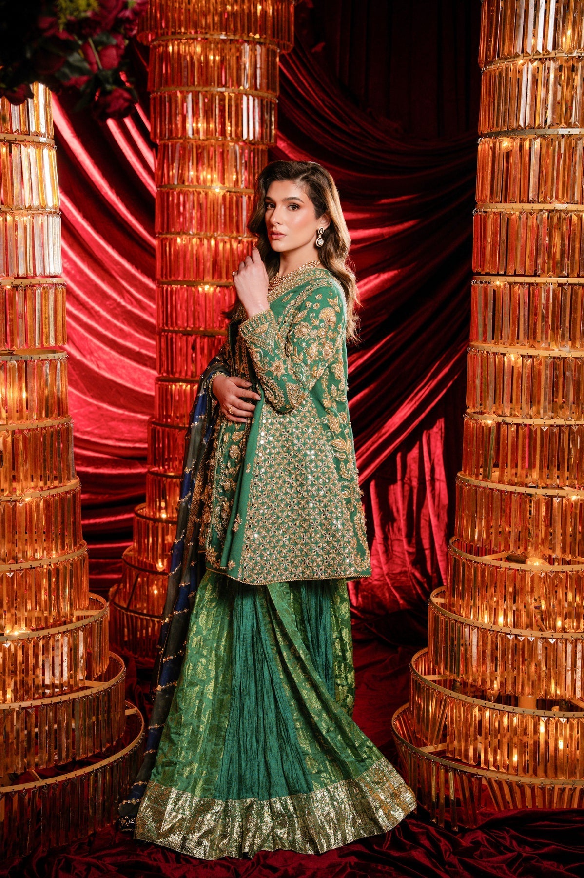 Sable Vogue | Laal Bagh Bridal Collection | SLB-2061 by Sable Vogue - Designer Dress  - Type : Ladies Clothes - Available at Libayah - 100% Original 