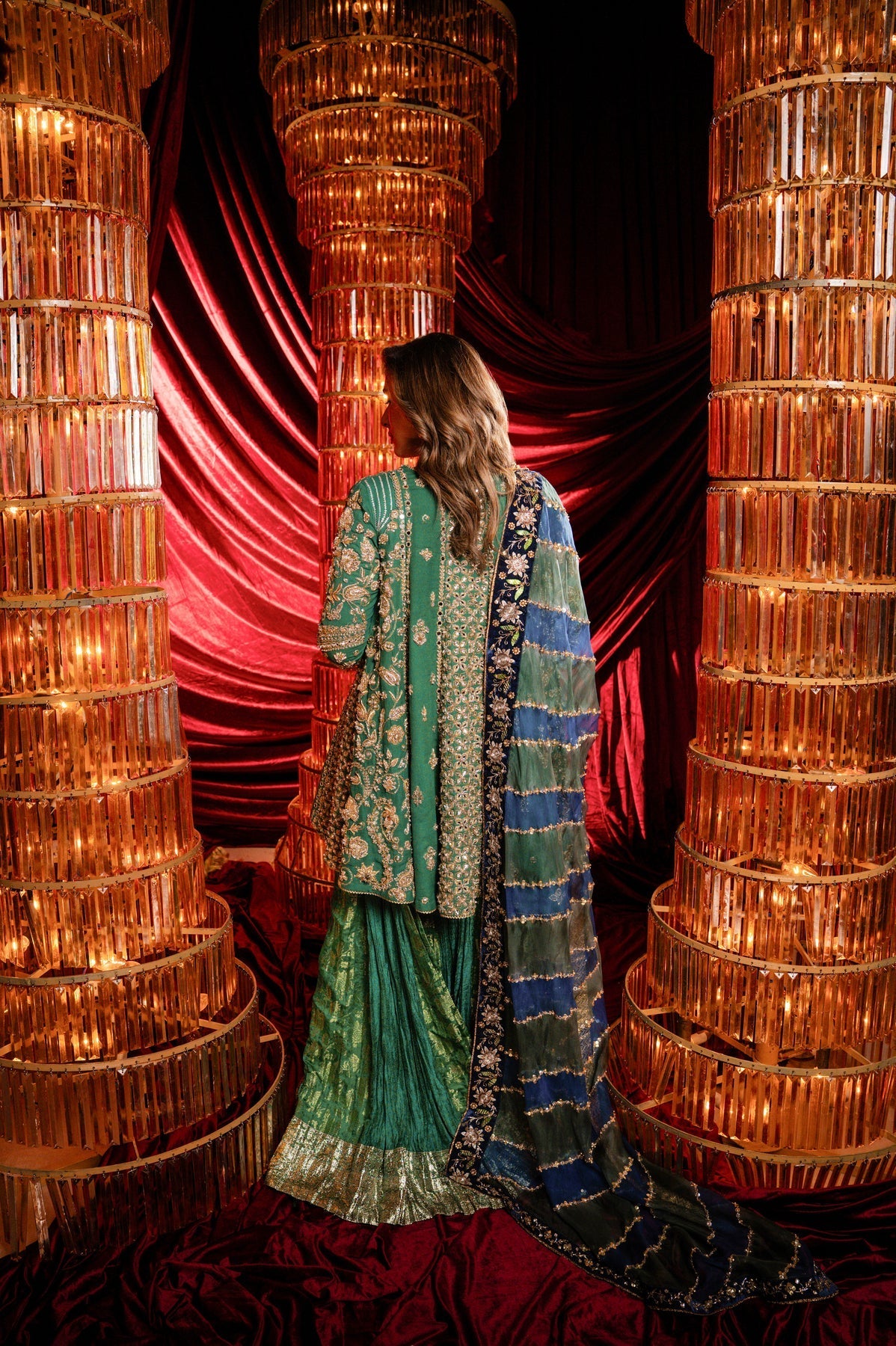 Sable Vogue | Laal Bagh Bridal Collection | SLB-2061 by Sable Vogue - Designer Dress  - Type : Ladies Clothes - Available at Libayah - 100% Original 