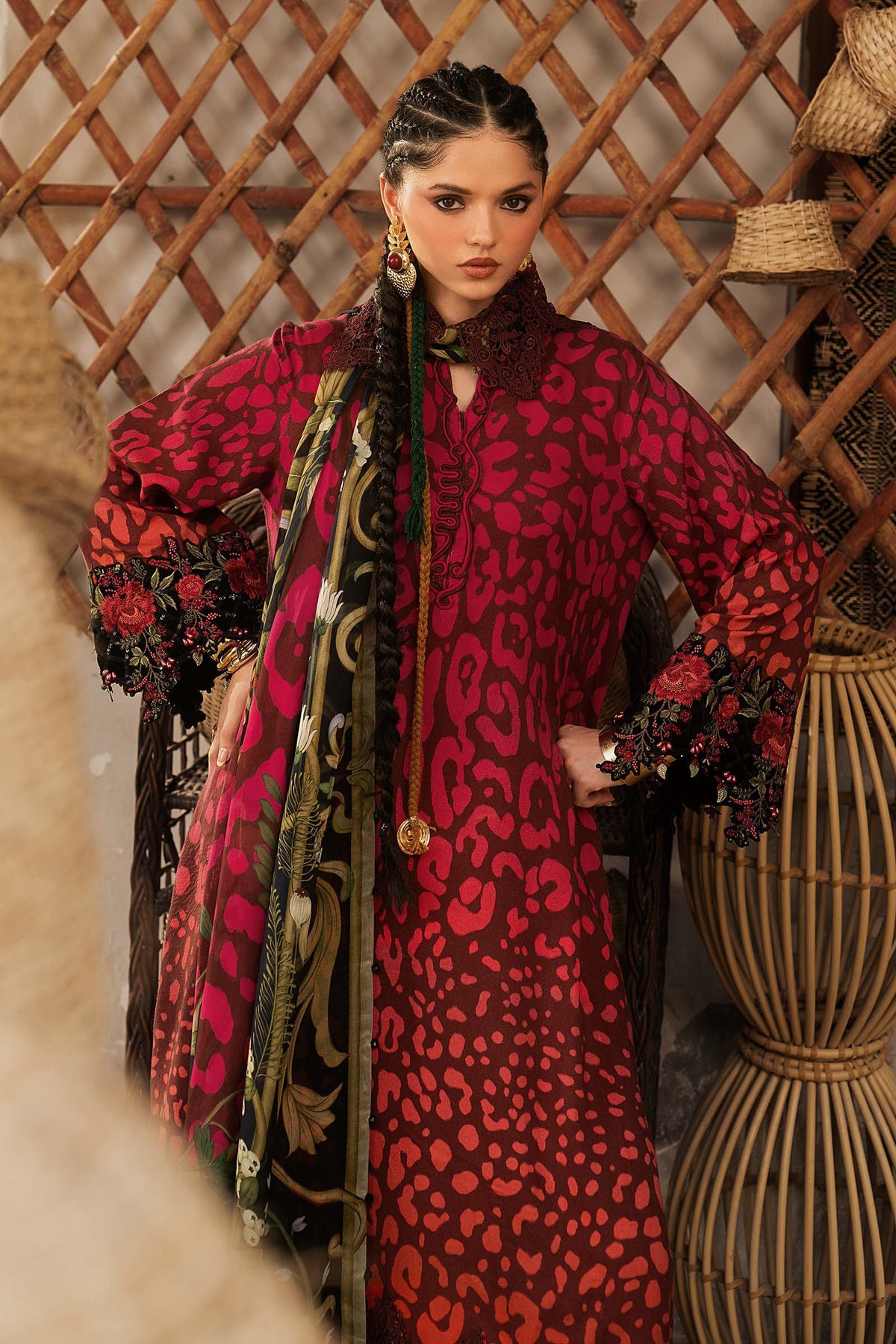 Maria B | M Prints Winter Fall 2026 | MPT-3101-A by Maria B - Designer Dress  - Type : Ladies Clothes - Available at Libayah - 100% Original 