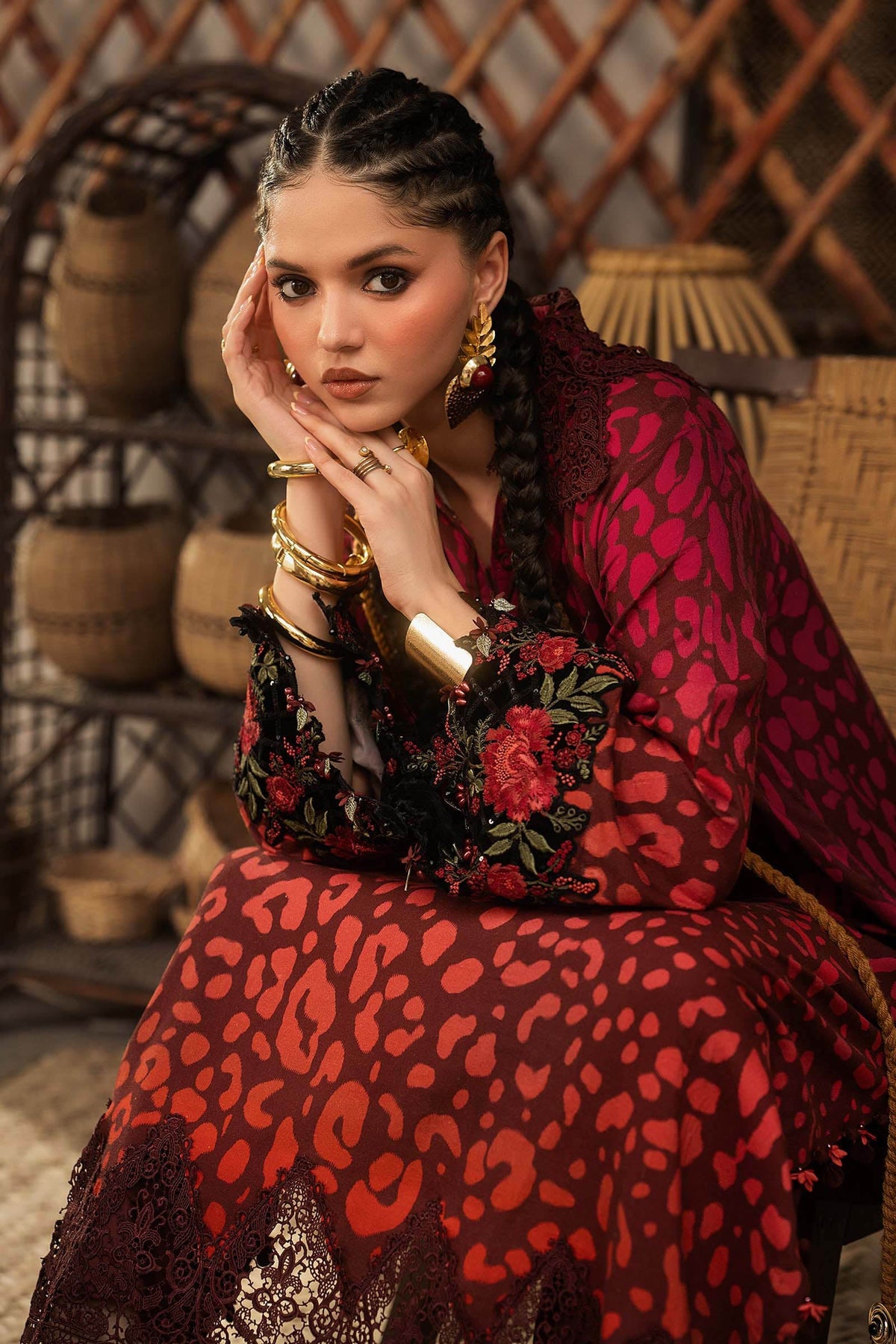 Maria B | M Prints Winter Fall 2026 | MPT-3101-A by Maria B - Designer Dress  - Type : Ladies Clothes - Available at Libayah - 100% Original 