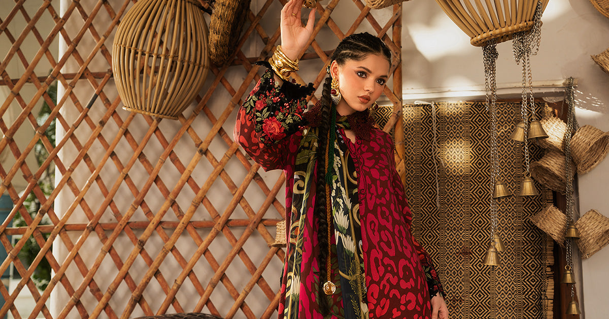 Maria B | M Prints Winter Fall 2026 | MPT-3101-A by Maria B - Designer Dress  - Type : Ladies Clothes - Available at Libayah - 100% Original 