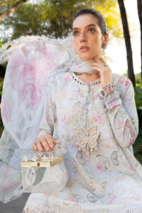 Maria B | M Prints 26 | MPT-2901-A by Maria B - Designer Dress - Type : Luxury Dress - Available at Libayah - 100% Original