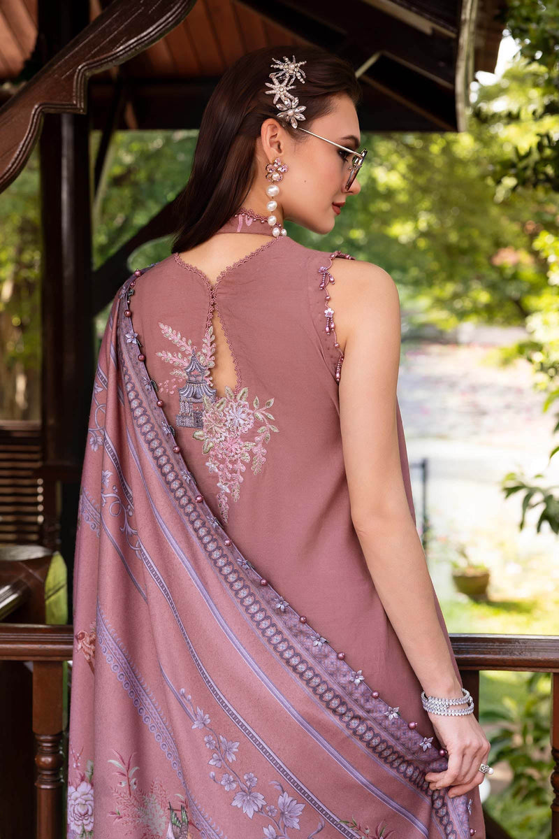 Maria B | M Prints Winter 25 | MPT-2801-A by Maria B - Designer Dress  - Type : Ladies Clothes - Available at Libayah - 100% Original 
