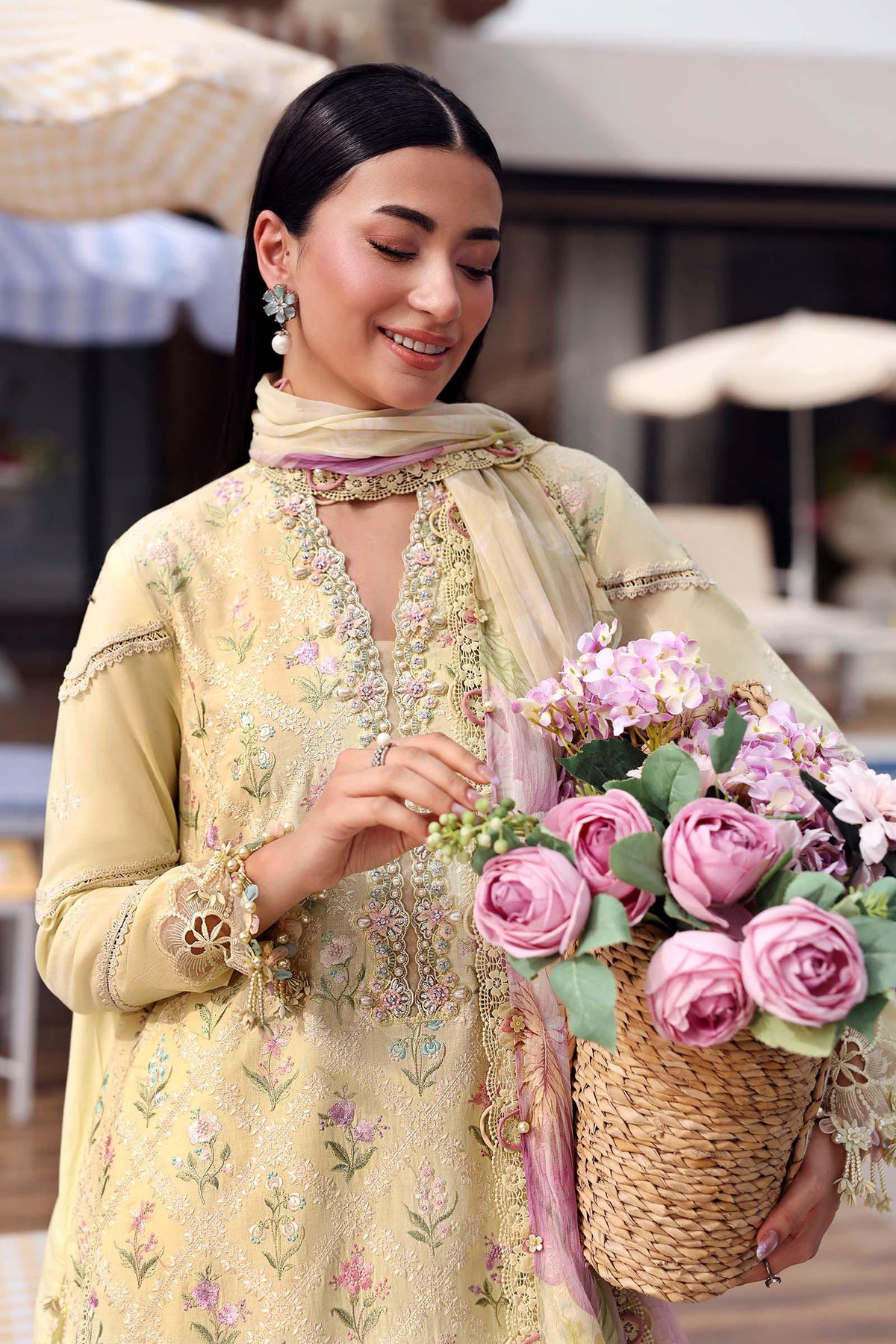 Maria B | M Prints 26 | MPT-3001-A by Maria B - Designer Dress  - Type : Ladies Clothes - Available at Libayah - 100% Original 