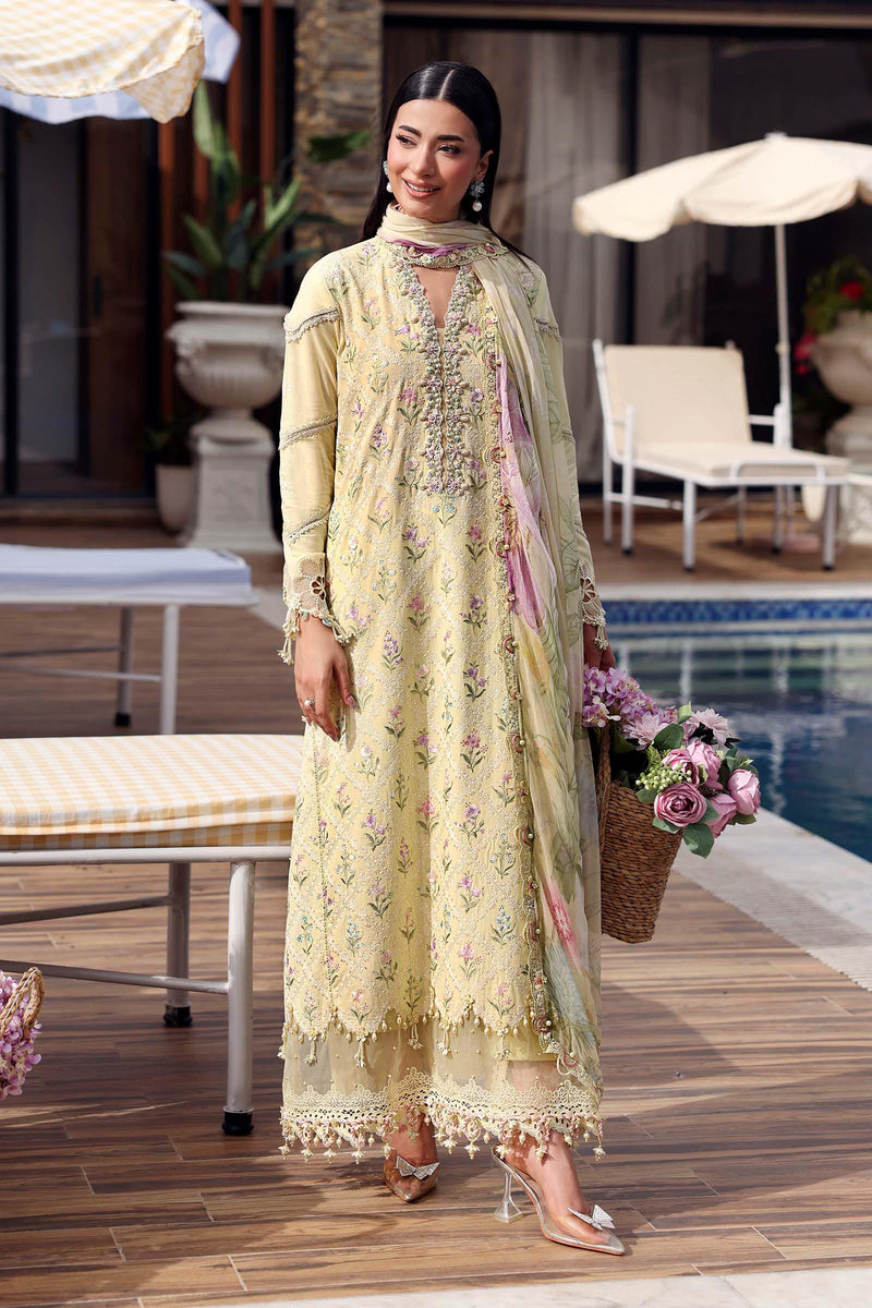 Maria B | M Prints 26 | MPT-3001-A by Maria B - Designer Dress  - Type : Ladies Clothes - Available at Libayah - 100% Original 