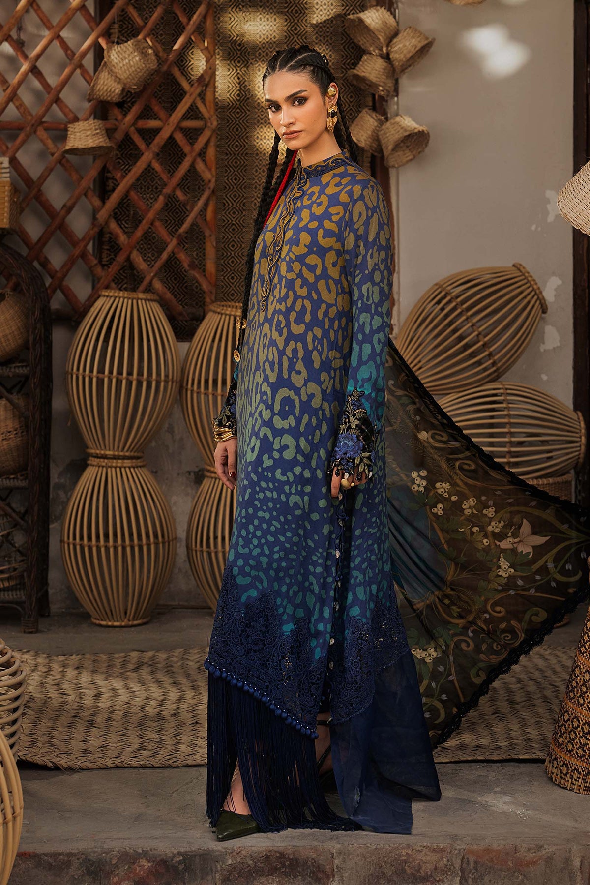 Maria B | M Prints Winter Fall 2026 | MPT-3101-B by Maria B - Designer Dress  - Type : Ladies Clothes - Available at Libayah - 100% Original 