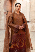 Maria B | Luxury Lawn 25 | D-2501-B by Maria B - Designer Dress - Type: Ladies Clothes - Available at Libayah - 100% Original