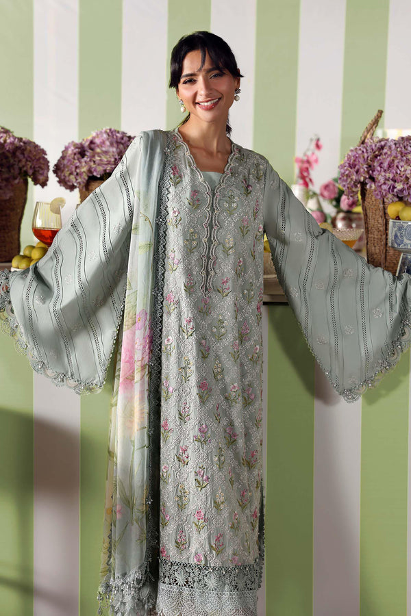 Maria B | M Prints 26 | MPT-3001-B by Maria B - Designer Dress  - Type : Ladies Clothes - Available at Libayah - 100% Original 