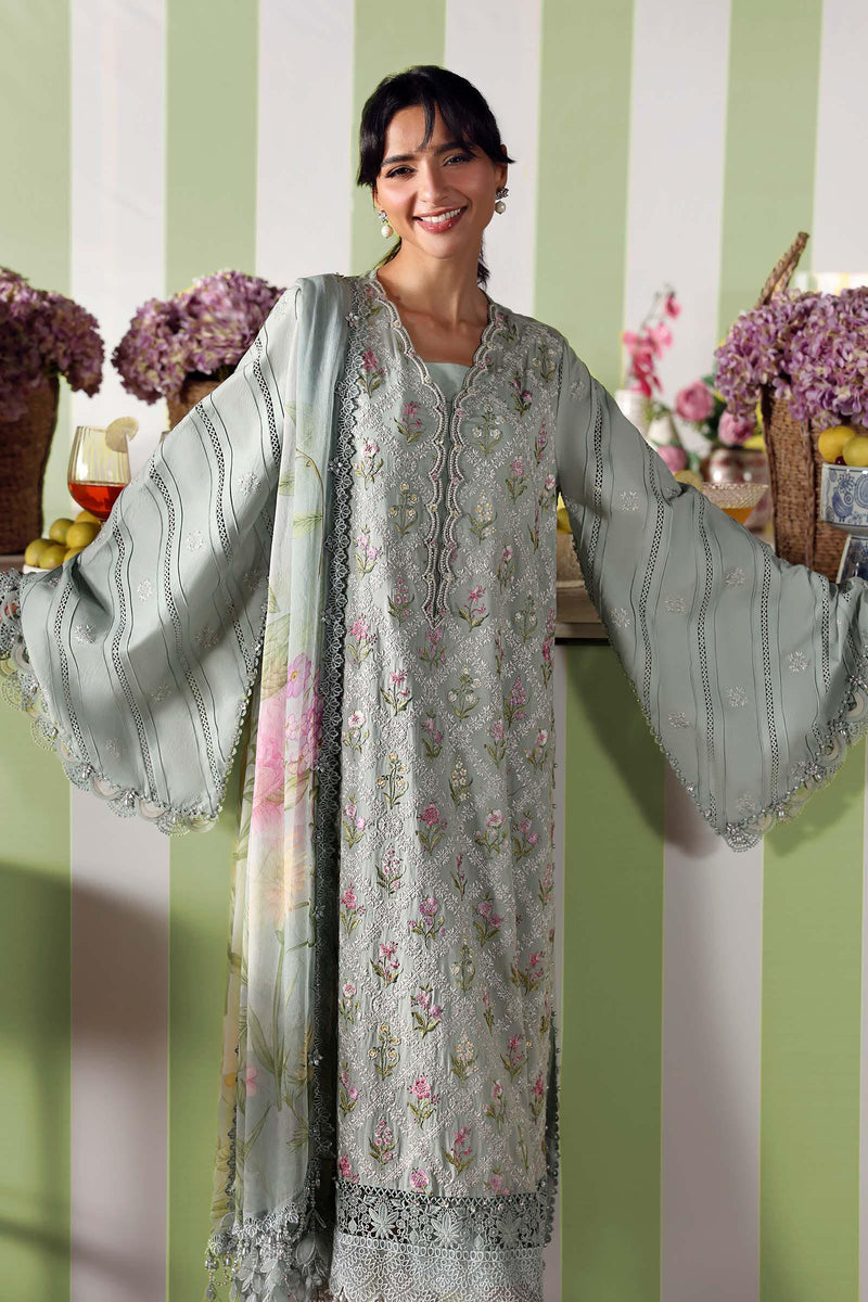 Maria B | M Prints 26 | MPT-3001-B by Maria B - Designer Dress  - Type : Ladies Clothes - Available at Libayah - 100% Original 