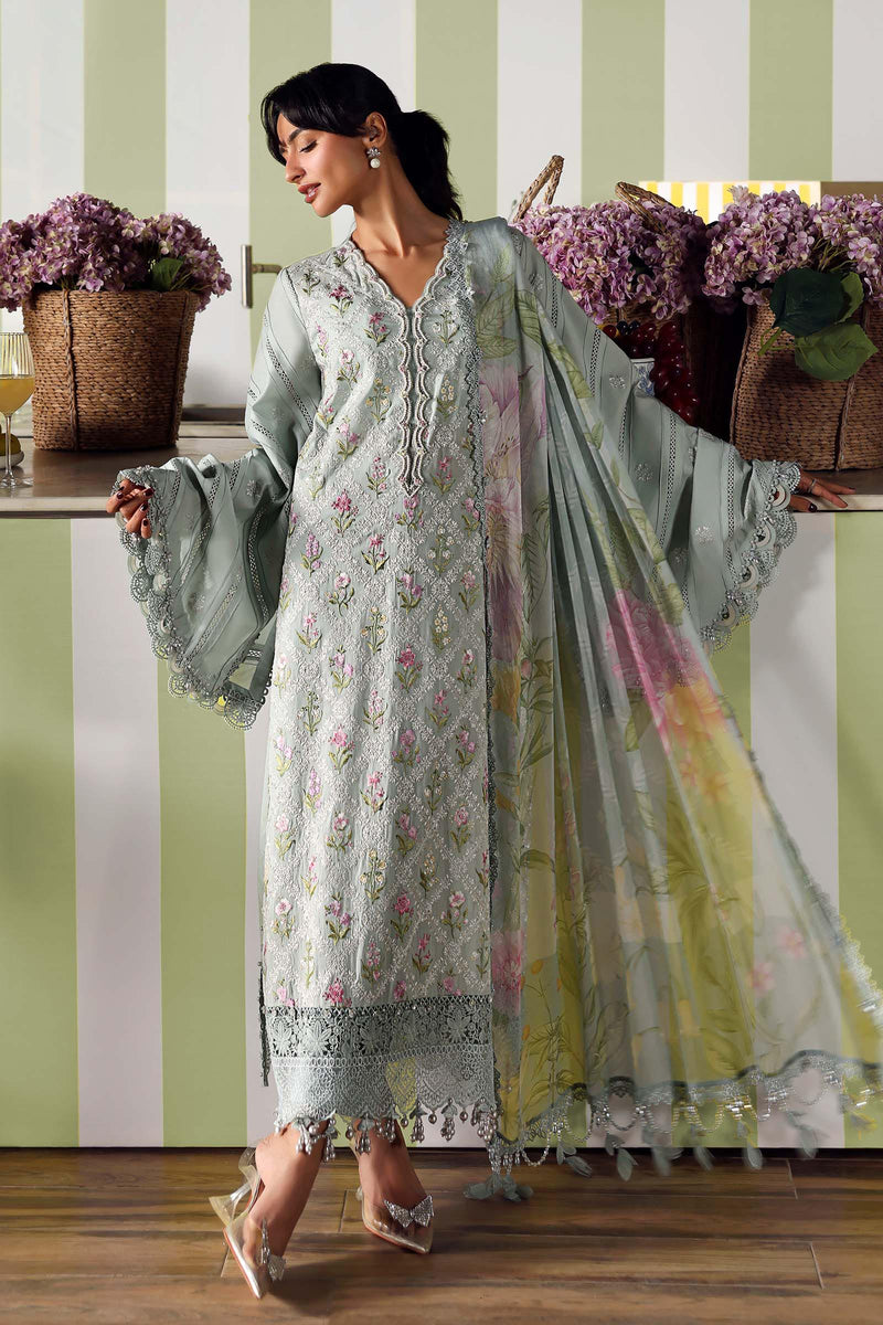 Maria B | M Prints 26 | MPT-3001-B by Maria B - Designer Dress  - Type : Ladies Clothes - Available at Libayah - 100% Original 