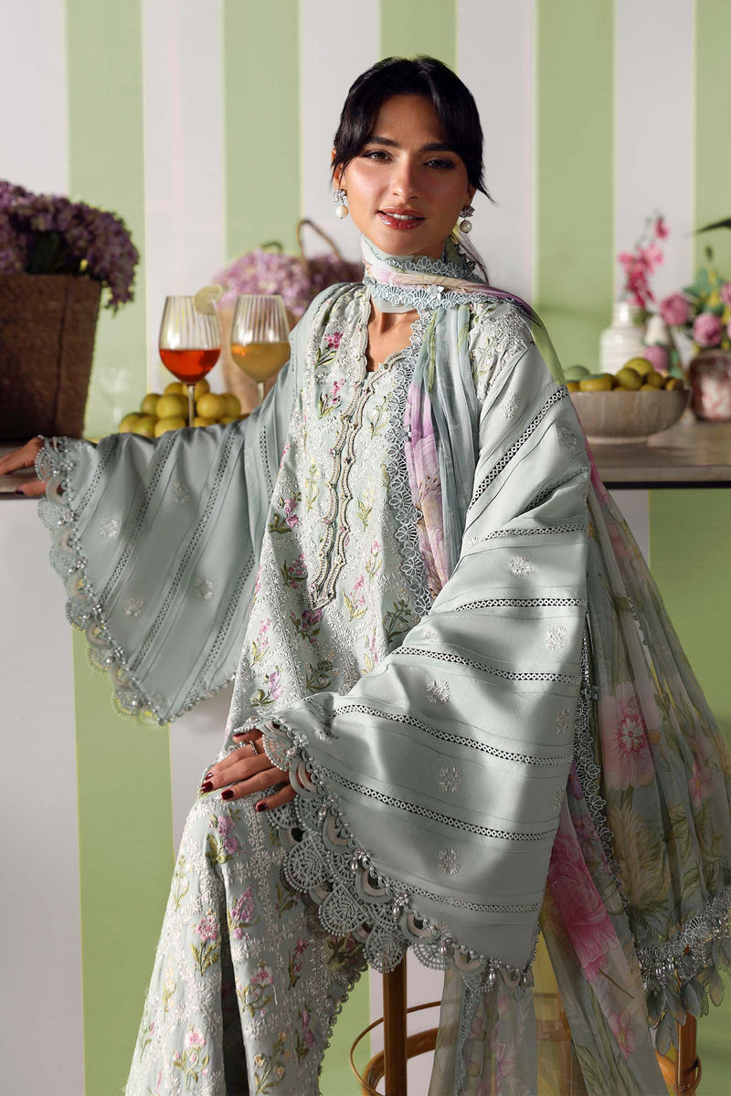 Maria B | M Prints 26 | MPT-3001-B by Maria B - Designer Dress  - Type : Ladies Clothes - Available at Libayah - 100% Original 