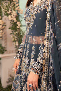 Maria B | Mbroidered Formals 24| Organza Suit | BD-2901 by Maria B - Designer Dress  - Type : Wedding Dress - Available at Libayah - 100% Original 