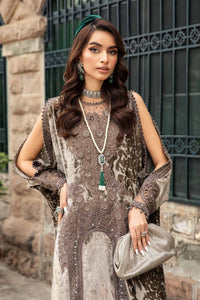 Maria B | Winter Luxe 24 | Velvet DL-1201 by Maria B - Designer Dress  - Type : Ladies Clothes - Available at Libayah - 100% Original 