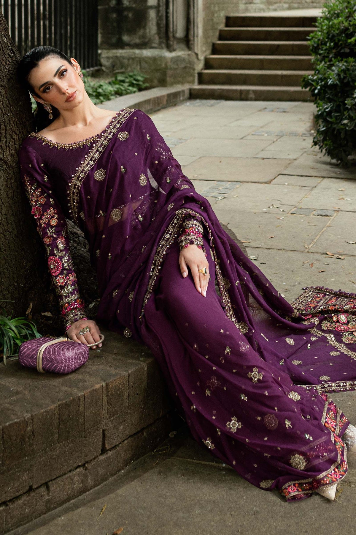Maria B | Soiree Formals 25 | WF-09-01 by Maria B - Designer Dress - Type : Ladies Clothes - Available at Libayah - 100% Original 