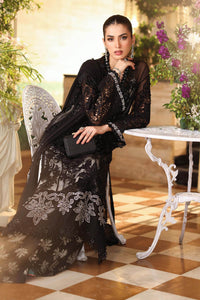 Maria b | Chiffon Formals 26 | MPC-26-101-Black by Maria B - Designer Dress  - Type : Ladies Clothes - Available at Libayah - 100% Original 