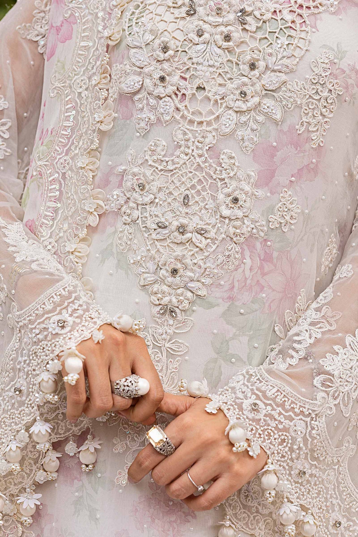 Maria B | Chiffon Formals 25 | MPC-25-101 by Maria B - Designer Dress  - Type : Ladies Clothes - Available at Libayah - 100% Original 