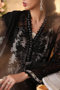 Maria b | Chiffon Formals 26 | MPC-26-101-Black by Maria B - Designer Dress  - Type : Ladies Clothes - Available at Libayah - 100% Original 