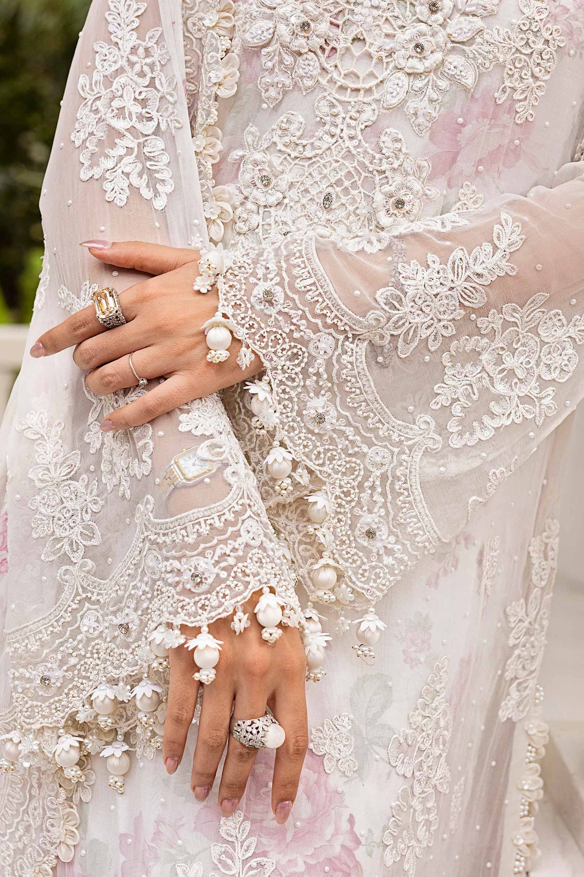 Maria B | Chiffon Formals 25 | MPC-25-101 by Maria B - Designer Dress  - Type : Ladies Clothes - Available at Libayah - 100% Original 