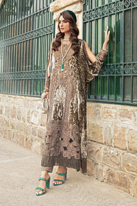 Maria B | Winter Luxe 24 | Velvet DL-1201 by Maria B - Designer Dress  - Type : Ladies Clothes - Available at Libayah - 100% Original 