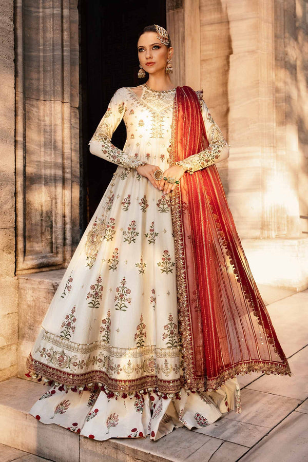 Maria B | Sateen Formals 24 | CST-801 by Maria B - Designer Dress - Type: Formal - Available at Libayah - 100% Original