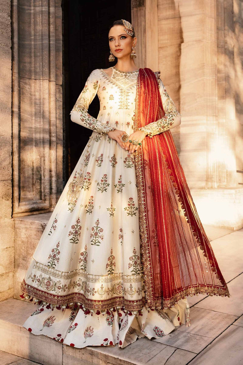 Maria B | Sateen Formals 24 | CST-801 by Maria B - Designer Dress - Type: Formal - Available at Libayah - 100% Original